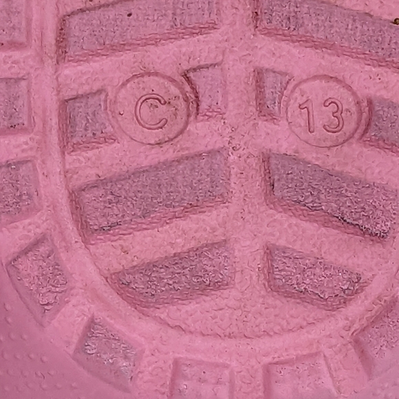 Crocs Classic Lined Fleece Fuzzy Furry Baya Clog Pink Girls Kids Size 13 - Picture 8 of 9